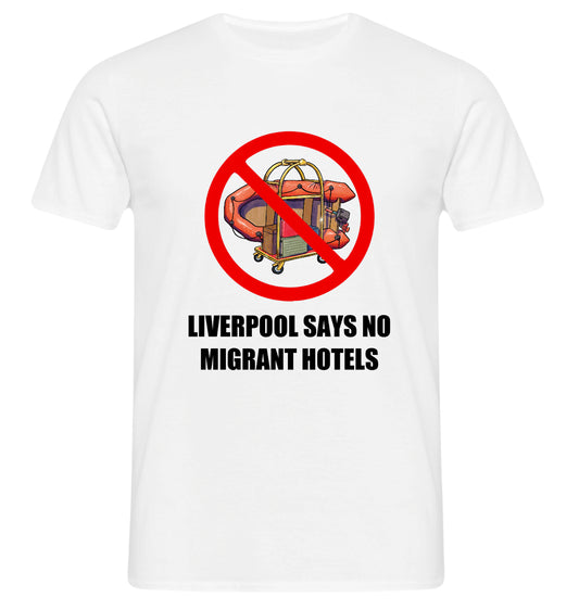 No Migrant Hotels T-Shirt