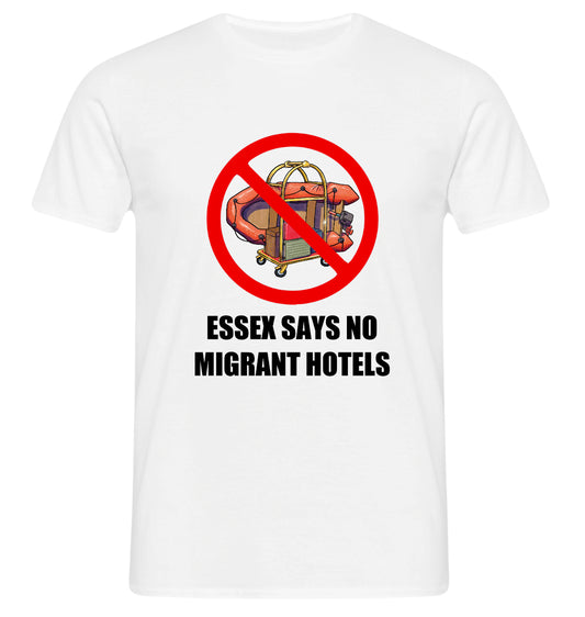 No Migrant Hotels T-Shirt